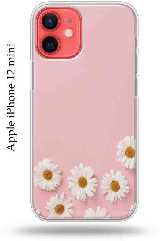 Mystry Box Back Cover for Apple Iphone 12 mini  (Pink, Shock Proof, Silicon, Pack of: 1)