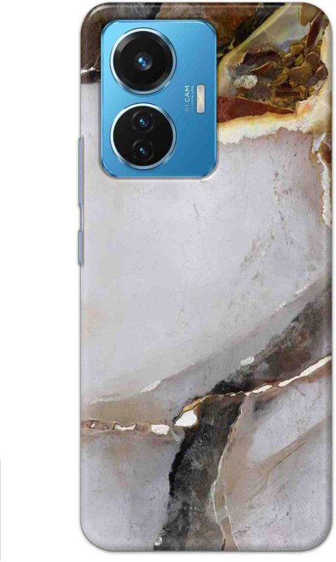 NDCOM Back Cover for Vivo T1 44W Stone Slim Printed  (Multicolor, Hard Case, Pack of: 1)