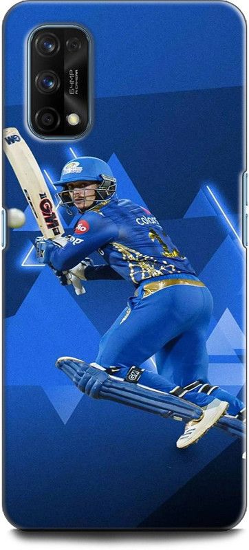 Afterglow Back Cover for Realme Narzo 30 Pro QUINTON DECOCK, DECOCK, MUMBAI INDIANS, IPL, CRICKET, CRICKET KHILADI  (Multicolor, Shock Proof, Pack of: 1)