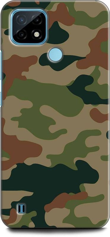 KEYCENT Back Cover for Realme C21Y, RMX3261 ARMY, TXTURE, UNIFORM, MILITARY, COMO, COMOFLAGE, DRESS CODE  (Multicolor, Pack of: 1)