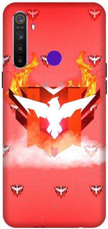 URCHIN Back Cover for Realme 5s Free Fire, Free Fire logo, Free fire game  (Multicolor, Shock Proof, Pack of: 1)