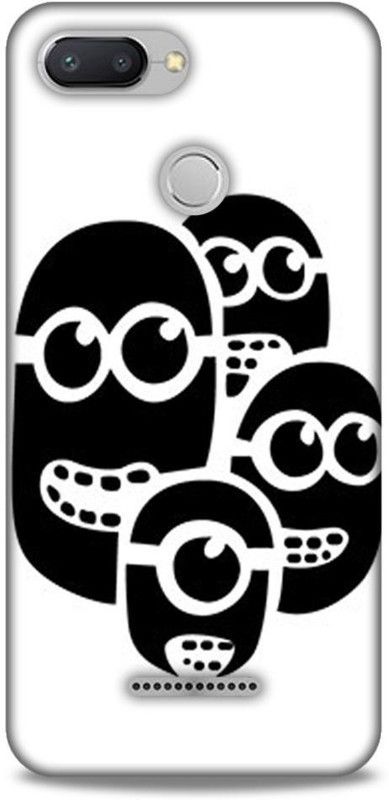 Keviv Back Cover for Mi Redmi 6  (White, 3D Case, Pack of: 1)