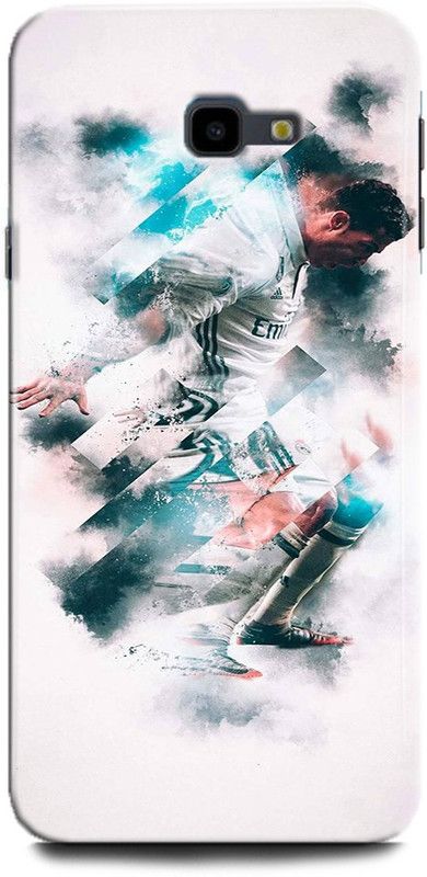 Afterglow Back Cover for SAMSUNG Galaxy J4 Plus RONALDO, CR7, FOOTBALL, NUBIA, REAL MADRID, STOCK, CALCIO, JUVENTUS  (Multicolor, Shock Proof, Pack of: 1)