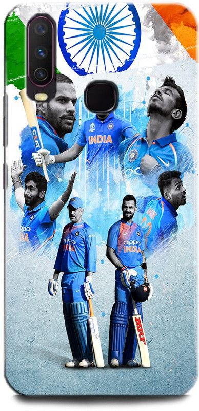 play fast Back Cover for Vivo Y12/1904 ROHIT DHONI VIRAT PRINTED  (Multicolor, Hard Case, Pack of: 1)