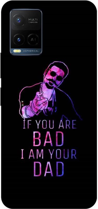 Bluvver Back Cover for Vivo Y21,V2111, Printed Attitude Boy Back Cover  (Multicolor, Hard Case, Pack of: 1)