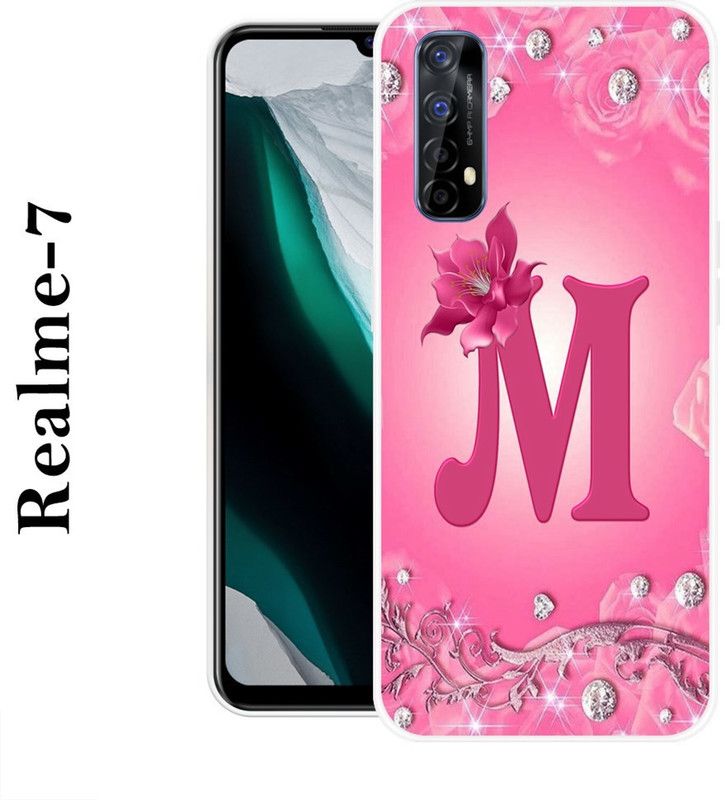 SUPERCASE Back Cover for Realme 7  (Pink, Silicon)