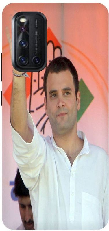 THE NARAYANA COLLECTIONS Back Cover for VIVO V19-1933-RAHUL,GHANDHI,CONGRES,PAPPU  (Multicolor, Hard Case, Pack of: 1)