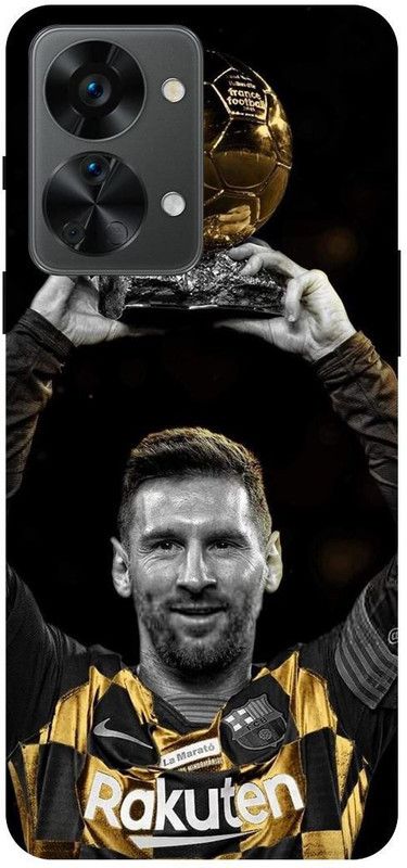 FRONK Back Cover for OnePlus Nord 2T 5G, LIONEL, MESSI, CUP, 10, MESSI  (Black, Hard Case, Pack of: 1)