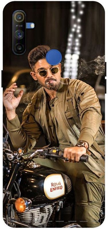 SSMORYA Back Cover for Realme Narzo 20A, Allu Arjun Printed Back Cover  (Multicolor, Hard Case, Pack of: 1)