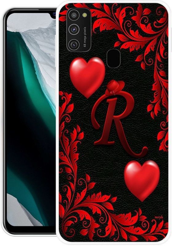 FITESTAR Back Cover for Samsung Galaxy M21, Samsung Galaxy M30s  (Black, Red, Grip Case, Silicon, Pack of: 1)