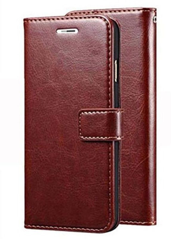 SKY DRAG Flip Cover for Oppo F1s + 1601  (Brown, Shock Proof, Pack of: 1)