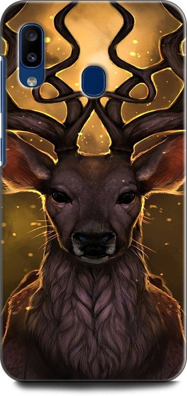 Afterglow Back Cover for SAMSUNG Galaxy A20 HUNT, DEER, ART, FANTASY, ARTISIC,SPARKLE  (Multicolor, Shock Proof, Pack of: 1)