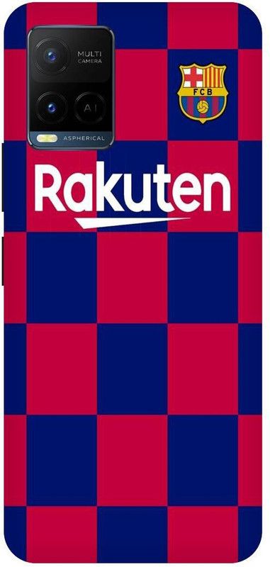THE NARAYANA COLLECTIONS Back Cover for VIVO Y21A-2149-RAKUTEN,FOOTBALL,SPORTS,NIKE  (Multicolor, Hard Case)
