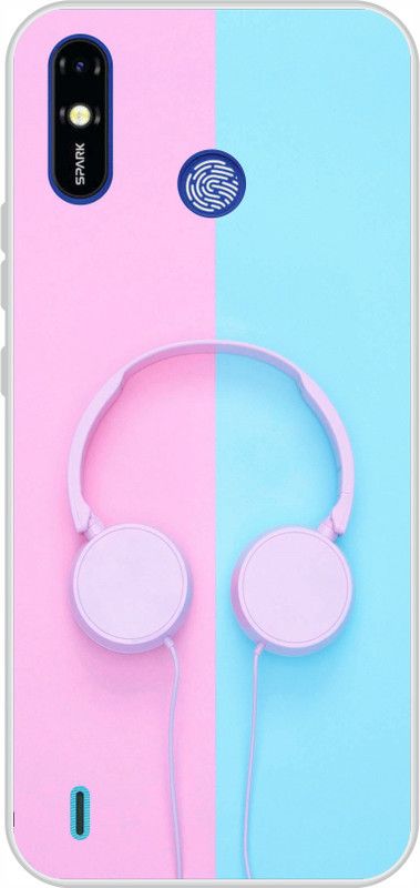 Wellcase Back Cover for Tecno Spark Go Plus  (Multicolor, Silicon)