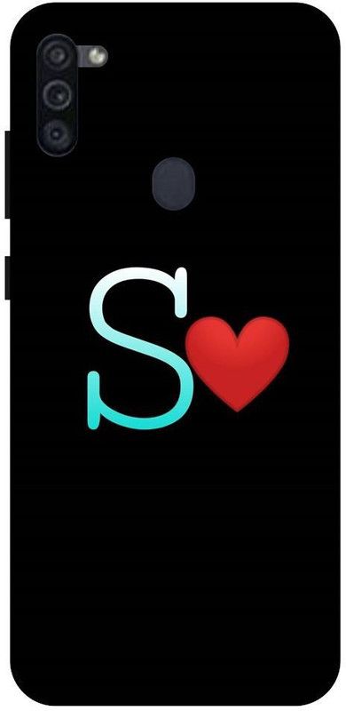 URCHIN Back Cover for Samsung M11 S, S love, S letter, letter s, S , S,s,  (Multicolor, Shock Proof, Pack of: 1)