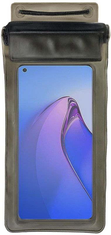 ACM Pouch for Oppo Reno 8  (Black, Waterproof, Silicon, Pack of: 1)