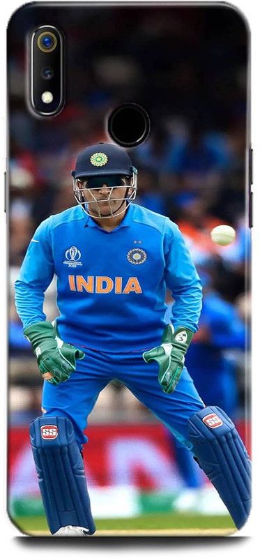 Afterglow Back Cover for Realme 3 Pro MS DHONI, CRICKET, DHONI, MSD, INDIAN KHILADI, KHILADI  (Multicolor, Shock Proof)
