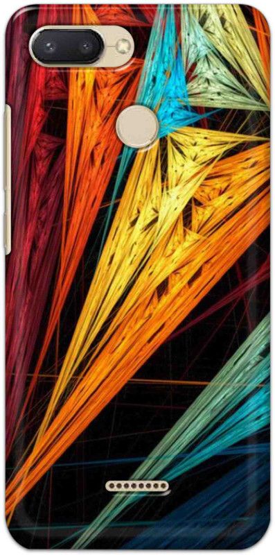 NDCOM Back Cover for Redmi 6 Colorful Print Printed  (Multicolor, Hard Case, Pack of: 1)
