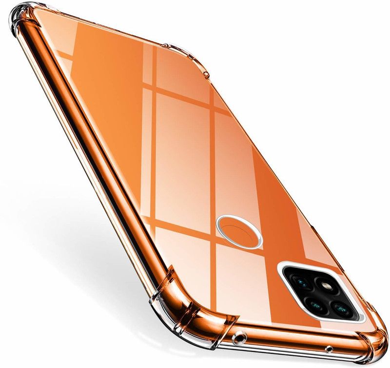 Ravjani Back Cover for Realme Narzo 30A  (Transparent, Silicon)