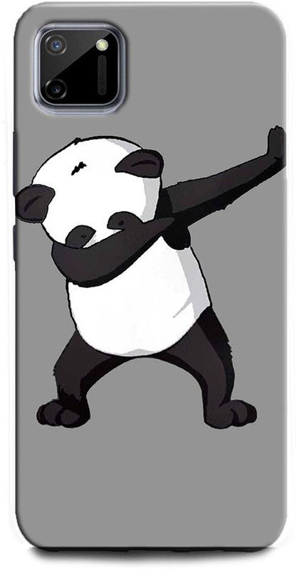 Afterglow Back Cover for Realme C11 PANDA, PANDA, PANDA LOVE, PANDA IMAGE, CUTE, FUNNY, CARTOON, DAB  (Multicolor, Shock Proof, Pack of: 1)