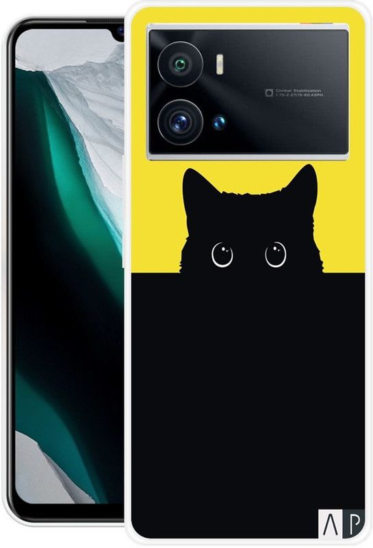 Sswastik Back Cover for IQOO 9 Pro 5G  (Yellow, Black, Silicon)