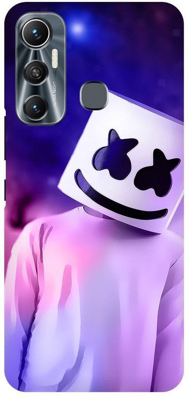 PICHKU Back Cover for INFINIX HOT 11- X662-MARSHMELLO,MUSIC,MASK,ALAN,WALKER,JOKER,BOYS,CARTOON,NINJA  (Blue, Hard Case, Pack of: 1)