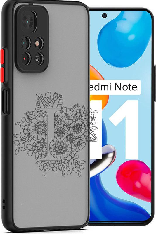 ASMANTIC Back Cover for Mi Redmi Note 11 5G, Mi Redmi Note 11 5G I Letter Case  (Multicolor, Matte Finish, Pack of: 1)
