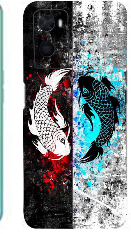 CLAXA Ying&Yang Oppo A96 Back Skin Guard, Ying&Yang Mobile Skin  (Ying&Yang Skin With Super matte finish)