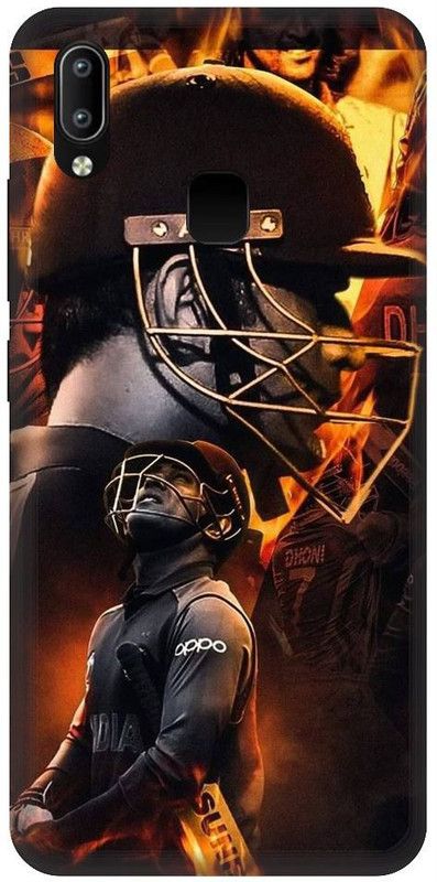 URCHIN Back Cover for Vivo Y93MS Dhoni, Dhoni, CSK, Dhoni, Mahi, Cricket  (Multicolor, Shock Proof, Pack of: 1)