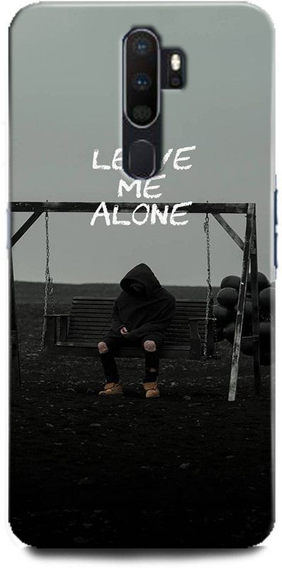 Afterglow Back Cover for OPPO A9 2020 LEAVE ME ALONE, NF  (Multicolor, Shock Proof, Pack of: 1)
