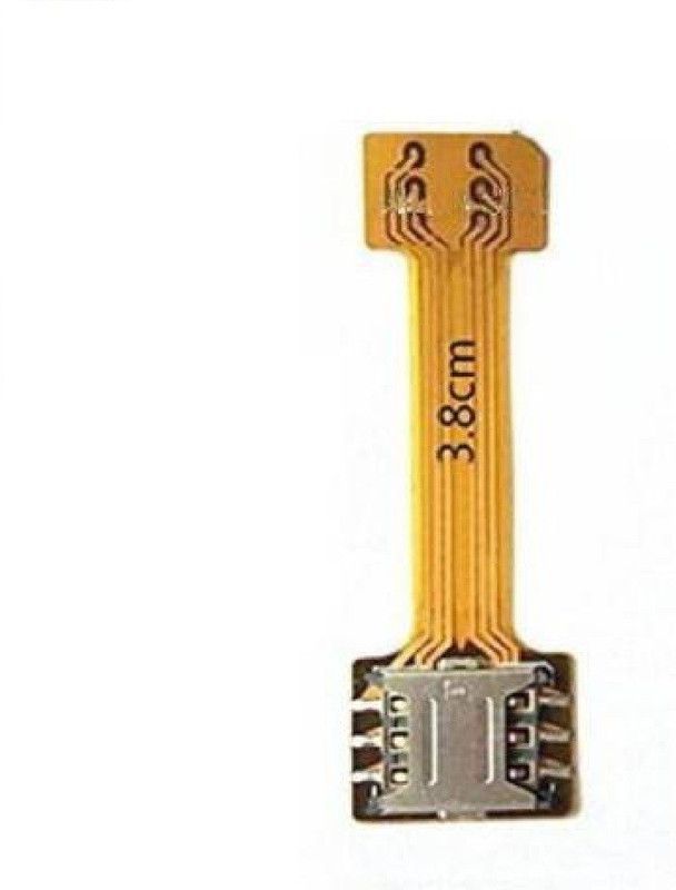 Gadget Zone Hybrid SIM Slot Adapter, Avails You To Run 2 SIM And Micro SD Card Sim Adapter
