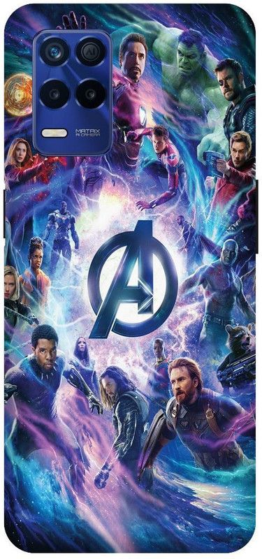 Bluvver Back Cover for Realme Narzo 30 5G,RMX3242, Printed Avenger Mobile Back Cover  (Multicolor, Hard Case)
