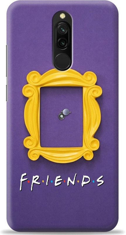 Loffar Back Cover for Mi Redmi 8  (Purple, Shock Proof, Pack of: 1)