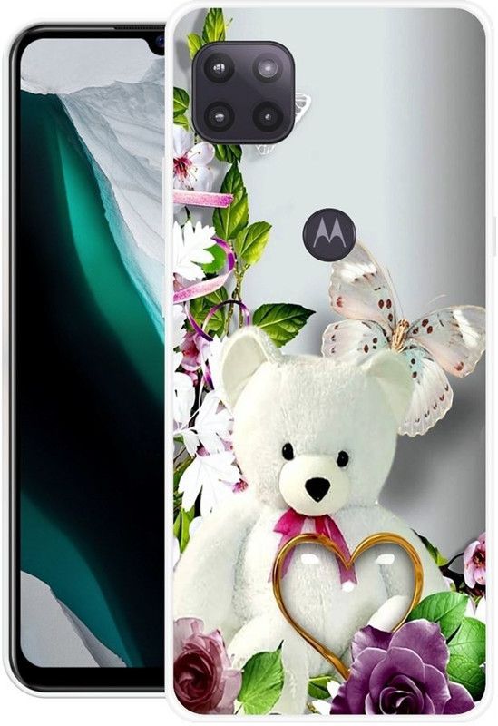 SHIVAAY Back Cover for Moto G 5G  (Multicolor, Dual Protection, Silicon)