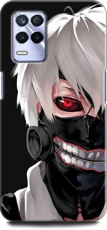 Dronk Back Cover for Realme 8 5G, RMX3241 TOKYO GHOUL, KENEKI, ANIME, SUPERPOWER, HEROS, SKULL, DARK  (Multicolor, Dual Protection, Pack of: 1)