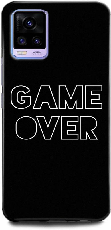 Afterglow Back Cover for Vivo V20 pro GAME OVER, QUOTES  (Multicolor, Shock Proof, Pack of: 1)