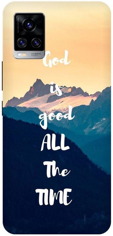 URCHIN Back Cover for Vivo V20 Pro God is good, Motivational, inspirable, quotes  (Multicolor, Shock Proof, Pack of: 1)
