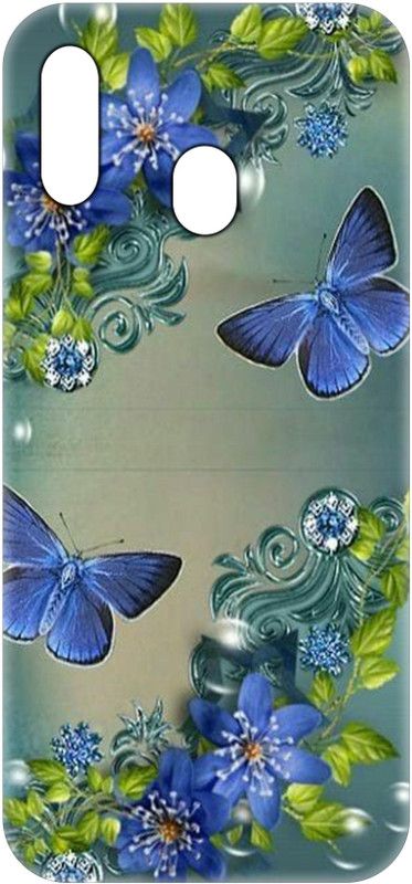 #Uncultured Back Cover for Samsung Galaxy A20, Samsung Galaxy A30, Samsung Galaxy M10S - Butterfly Print  (Multicolor, Hard Case, Pack of: 1)