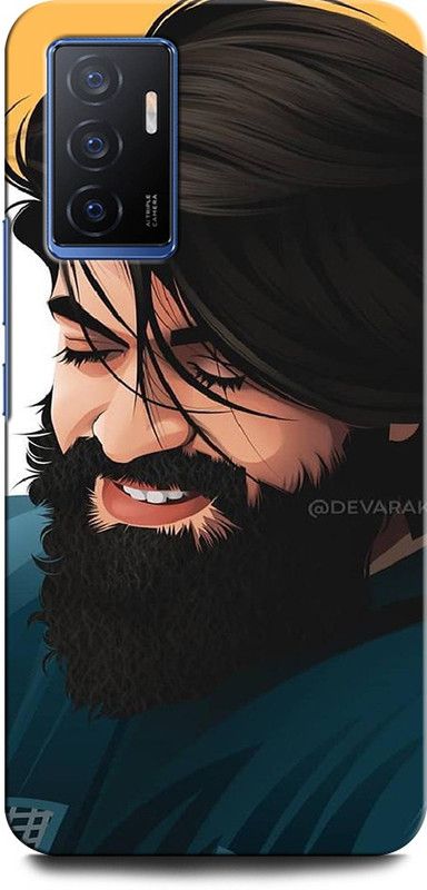 INTELLIZE Back Cover for VIVO V23e 5G YASH, KGF, ROCKING STAR,TAMIL HERO, TELUGU STAR  (Multicolor, Hard Case, Pack of: 1)