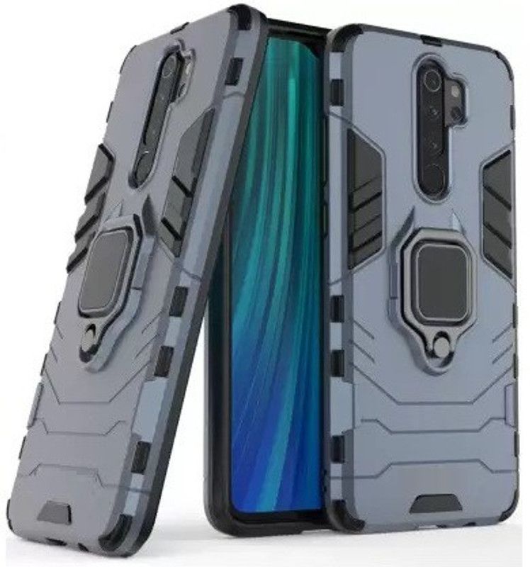 KrKis Back Cover for Mi Redmi Note 8 Pro  (Blue, Grip Case, Pack of: 1)