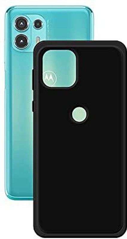 S-Hardline Back Cover for Moto Edge 20 Fusion  (Black, Flexible, Pack of: 1)
