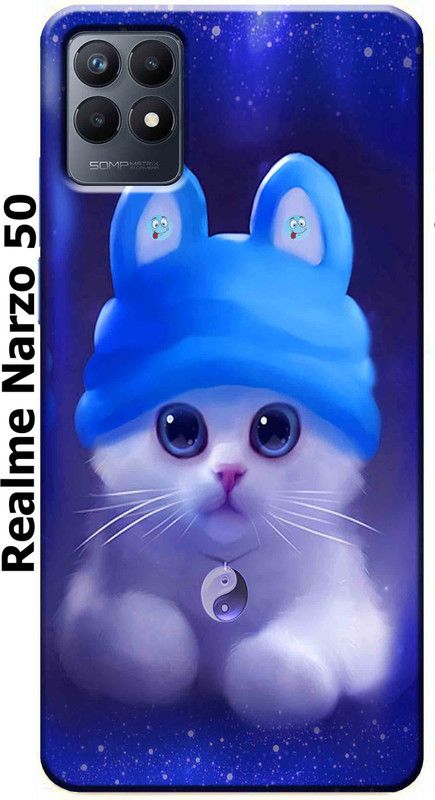 Rockerspot Back Cover for Realme narzo 50 2837  (Multicolor, Dual Protection, Silicon, Pack of: 1)