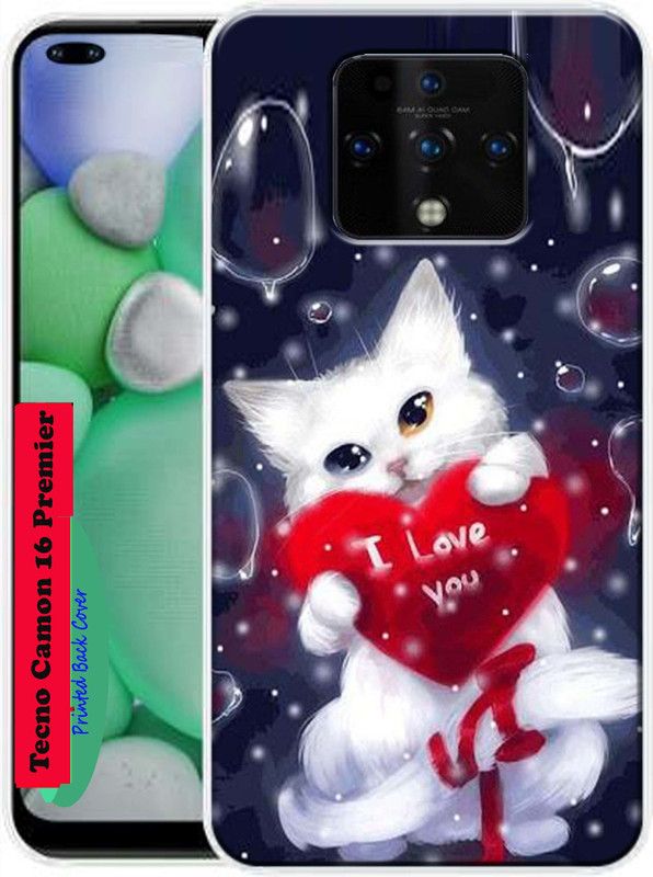 MORITZ Back Cover for Tecno Camon 16 premier  (Multicolor, Dual Protection, Silicon, Pack of: 1)