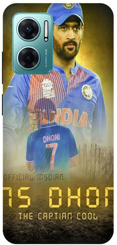 FRONK Back Cover for REDMI 11 Prime 5G, MS, DHONI, MAHENDRA,SINGH, DHONI  (Yellow, Hard Case, Pack of: 1)