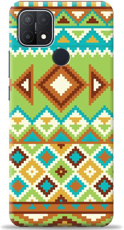 Crafter Back Cover for Oppo A15  (Multicolor, Shock Proof, Pack of: 1)