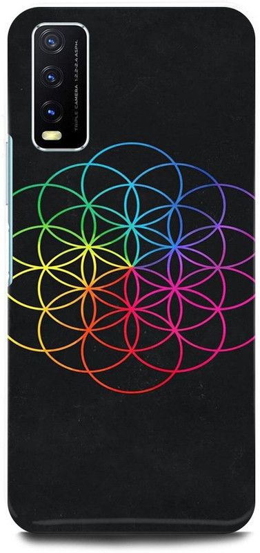 ZIGTOZAG SHOPPE Back Cover for vivo Y20T , PD2093F_EX/V2129, COLDPLAY, BTS, MYUNIVERSE  (Black, Hard Case)