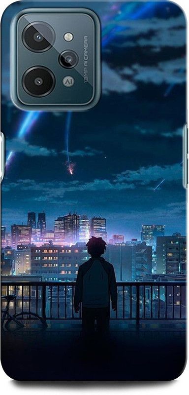 GRAFIQE Back Cover for Realme C31 KIMI NO NA WA, AMAZING, YOUR NAME, ANIME  (Multicolor, Shock Proof, Pack of: 1)