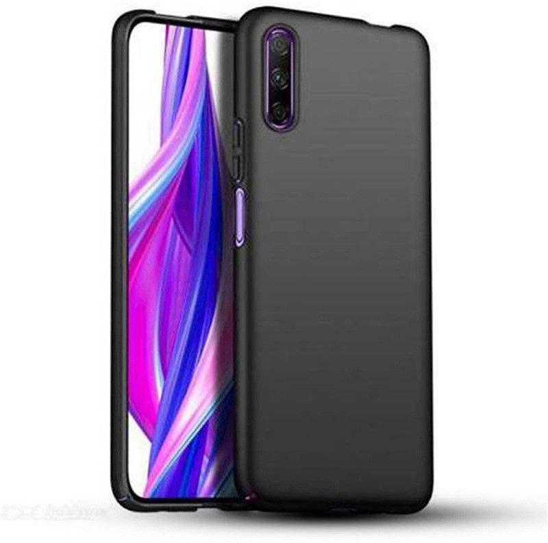 Mozo Back Cover for Honor 9x pro, Plain, Case, Cover  (Black, Shock Proof, Pack of: 1)