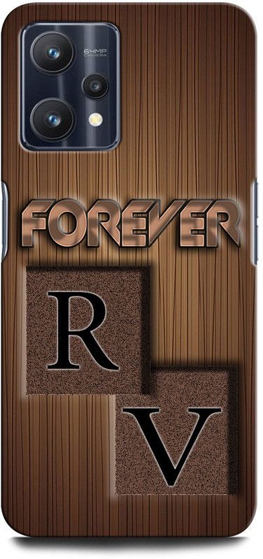 INTELLIZE Back Cover for Realme 9 Pro 5G RV, R LOVE V, V LOVE R, R LETTER, V LETTER, RV NAME  (Multicolor, Hard Case, Pack of: 1)