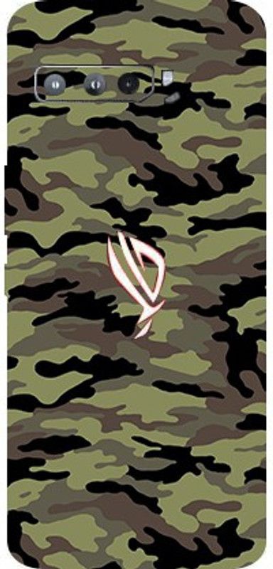 BUGGU Asus ROG Phone 3 Mobile Skin  (Ultra Super Camo Green Skin With High Matte Finish.)